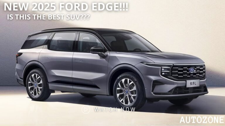 Introducing the New 2025 Ford Edge ST: A Midsize SUV with a Powerful Punch