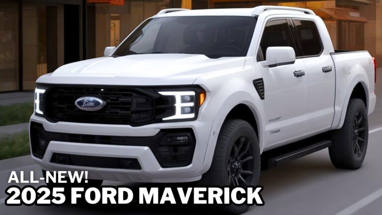 New 2025 Ford Maverick Lightning: The Electric Pickup Truck That’s Turning Heads